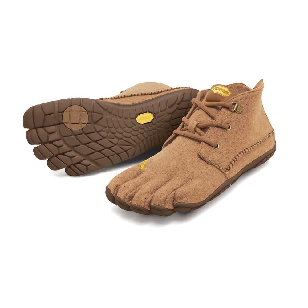 Vibram Fivefingers CVT-Wool Bayan 5 Parmak Ayakkabı Kahverengi,AR7092843